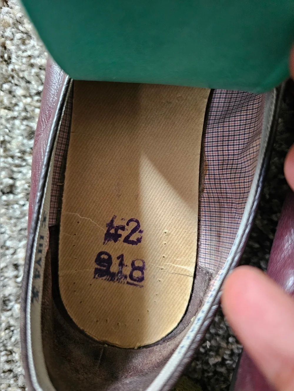 Fabi loafers made in Italy Burgundy Leather Slip-On Loafers